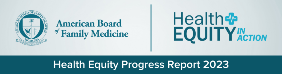 Health Equity Progress  Report graphic