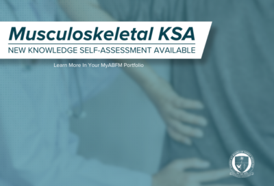 New Musculoskeletal KSA Available