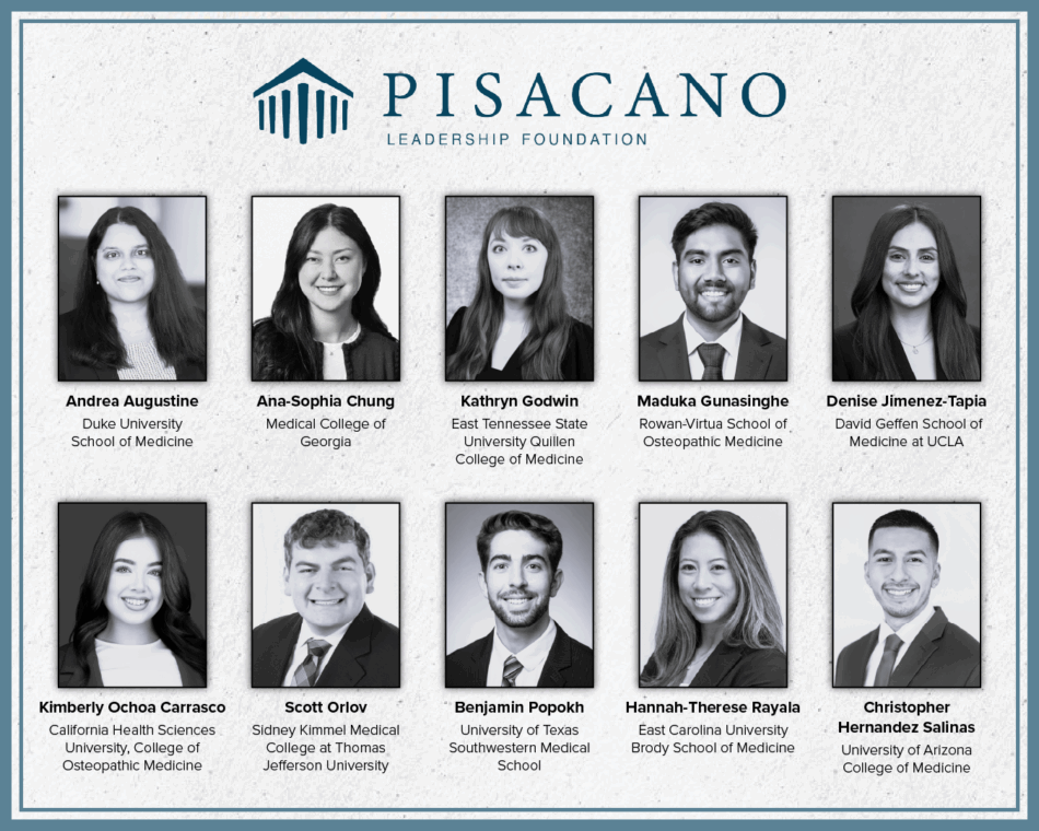 Photos of 2025 Pisacano Scholars